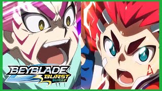 BEYBLADE BURST Surge Episode 14 Dub  Lane vs Aiger [upl. by Afinom]