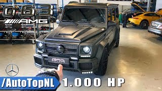 1000HP Mercedes G63 AMG GAD Motors REVIEW POV Test Drive  FASTEST G CLASS IN THE WORLD by AutoTopNL [upl. by Yuma]