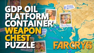 GDP Oil Platform Container Chest Puzzle Far Cry 6 Weapon [upl. by Avera321]