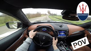 POV DRIVE Maserati Levante S 430BHP Sound amp Accelerations [upl. by Ahsinnek]