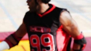 SlamBall  quotThe Machinequot LaMonica Garrett Blows Up an Opponent [upl. by Norted]