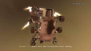 OG83  7  NASA’s Perseverance Rover Lands on Mars – Entry Descent and Landing ourgalaxy83 [upl. by Alfredo]