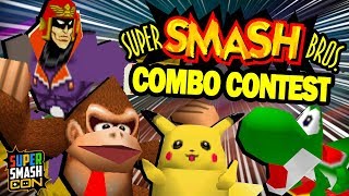 THE BEST SMASH 64 COMBOS  Smash Con 2019 Smash 64 Combo Contest Highlights [upl. by Tower]