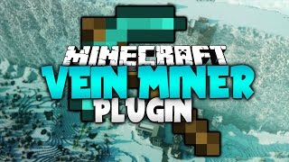 VEIN MINER  Minecraft Plugin Tutorial [upl. by Artemus695]