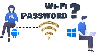 How to find WIFI password  Android amp Windows [upl. by Alisa623]