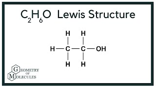 C2H6O Lewis Structure Dimethyl Ether [upl. by Inait]