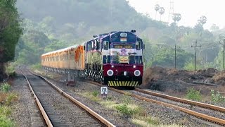 Indias 1st High Speed Luxurious Mumbai  Goa Tejas Express  Inaugural Run  Indian Railways [upl. by Jahdai293]