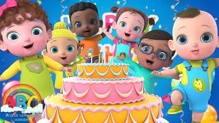 Happy Birthday  Nursery Rhymes amp Kids Songs  Abc Little Learning Corner [upl. by Sadnac]