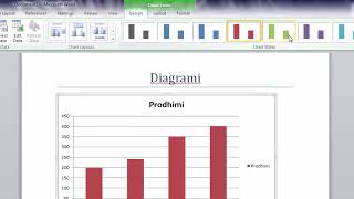 Krijimi i Diagramit në Word [upl. by Laflam]
