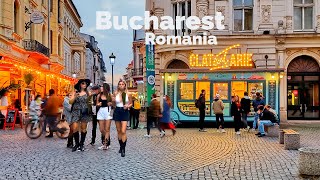 Bucharest Romania 🇷🇴  ☃️Winter 2023 ❄️ 4K 60fps HDR Walking Tour [upl. by Carmon]