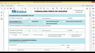 COMO TRAMITAR EL DERECHOHABIENTES ANTE ESSALUD  FORMULARIO 1010 V6 [upl. by Arym]