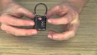 Cable TSA Lock®  Eagle Creek [upl. by Nerine]