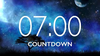 7 Minute Timer with Relaxing Music and Alarm [upl. by Eoin337]