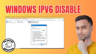 How to Disable IPV6 on Windows [upl. by Marlowe]