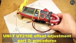 UNIT UT210E offset adjustment part 2 Procedures [upl. by Jacklyn110]