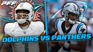 Dolphins vs Panthers Week 6 Game Preview  PFF [upl. by Pietro]