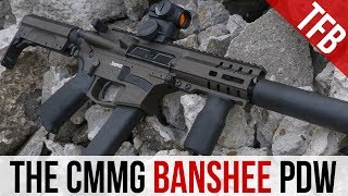 The Best 9mm AR15 PDW The CMMG Banshee SBR and DefCan Silencer from Silencer Shop [upl. by Eldwen]