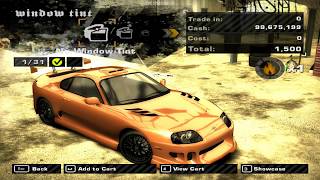 Toyota Supra  Customization amp Race  Need for Speed Most Wanted 2005 [upl. by Gold382]