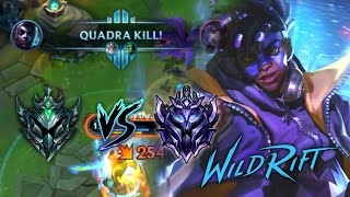 EKKO QUADRAKILL CARRY TEAM  PLATINUM VS DIAMOND RANK [upl. by Sarchet]