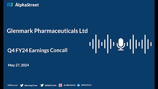 Glenmark Pharmaceuticals Ltd Q4 FY202324 Earnings Conference Call [upl. by Else]