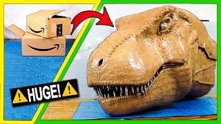 How to make a TRex out of CARDBOARD [upl. by Lotte]