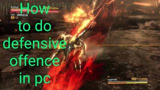 how to do defensive offense in PC METAL GEAR RISING REVENGEANCE [upl. by Engis]