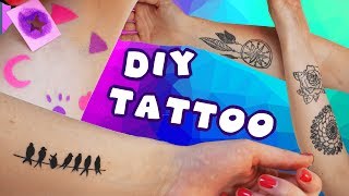 TUTO  FAUX TATOUAGES [upl. by Acisey]