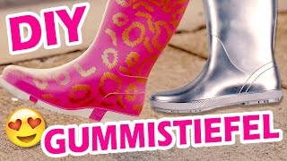 2 PINTEREST DIYs l PIMP YOUR GUMMISTIEFEL l DIY or DI DONT [upl. by Stephi]