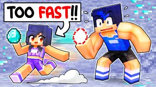 Im TOO FAST In Minecraft [upl. by Norbel]