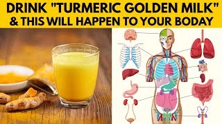 🍹 8 INCREDIBLE Benefits of Drinking TURMERIC MILK amp Turmeric Golden Milk RECIPE [upl. by Zurheide]