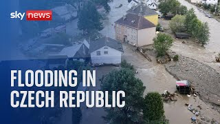 Flooding in Czech Republic [upl. by Aitnahc670]