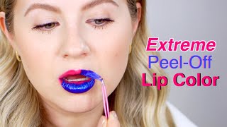 Testing EXTREME PEELOFF Lipstick [upl. by Euseibbob801]