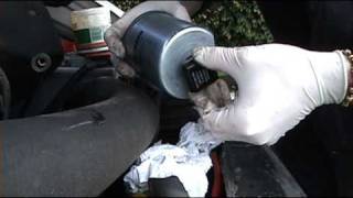 Mercedes Sprinter  How to Change Diesel Fuel Filter [upl. by Doubler]