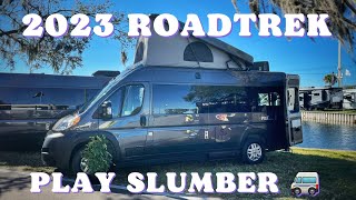 Introducing ALL NEW 2023 Roadtrek Play Slumber Sleeps 4  Promaster [upl. by Ennoved57]