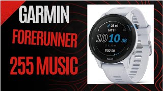 🌸🌼Garmin Forerunner 255 Music White Unboxing 4K  GPS Running Smartwatch with Music [upl. by Ycam]