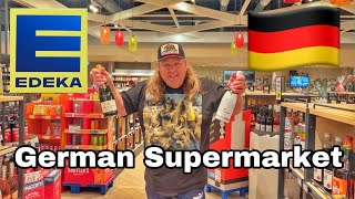 Exploring German Supermarket Edeka compare to American Grocery store [upl. by Enyrhtak]