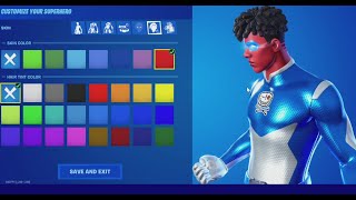 HYPERSONIC SKIN SHOWCASE WITH EDIT STYLES  Fortnite [upl. by Steere]