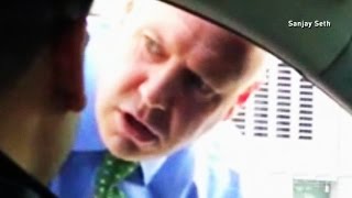 NYPD Cop Yells at Uber Car Driver [upl. by Gefen655]