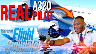 Real A320 Pilot Plays Microsoft Flight Simulator 2020  Realistic 2 HOUR A320 NEO Full Flight in 4K [upl. by Narmak]