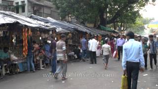 Rush of people around Kali temple Kalighat Kolkata [upl. by Kerekes922]