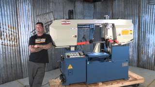 Baileigh Industrial BS360SA Semi Automatic Bandsaw Horizontal Band Saw Cutting Machine [upl. by Maggio]