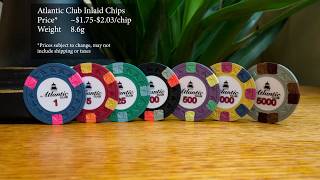 Top Ten Poker Chips 2018 [upl. by Alegnat]