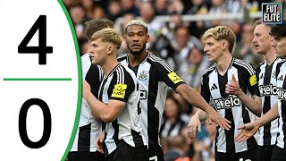 Newcastle United vs Girona 40 Extended Highlights amp Goals 2024 [upl. by Aya]