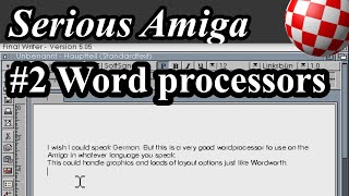 Word processors on the Amiga [upl. by Ellehcsor]