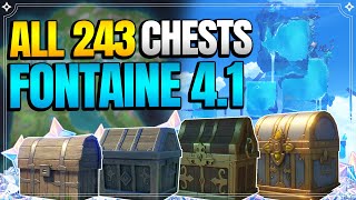 ALL Chest Locations in Fontaine 41  In Depth Follow Along 【Genshin Impact】 [upl. by Ynahpit]