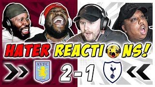 SPURS RIVALS amp HATERS SMUG 🤭 REACTION TO ASTON VILLA 21 TOTTENHAM  FA CUP FAN REACTIONS [upl. by Stauder]