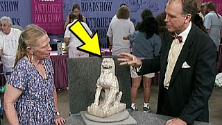 When A Woman Took This Lion Statue To Be Valued The Appraiser Suddenly Choked Up Uncontrollably [upl. by Carlo]