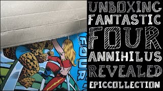 Unboxing Fantastic Four Epic Collection Annihilus Revealed TPB [upl. by Nnaeirb]