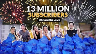 13 MILLION SUBSCRIBERS SHARE THE LOVE  IVANA ALAWI [upl. by Oralle839]