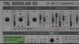 TAL BassLine 101  New Features [upl. by Fonz]